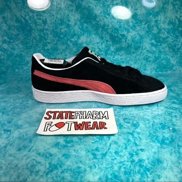 Puma Suede Classic Low 'Black/Paradise Pink' Women’s Shoes - Picture 3 of 5